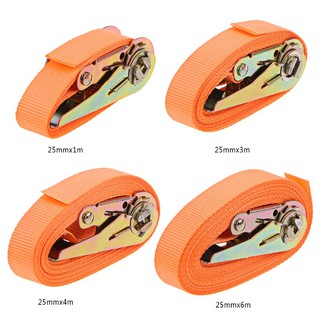Porable Heavy Duty Tie Down Cargo Strap Hành lý Lash Dây đeo Ratchet mạnh mẽ có khóa kim loại