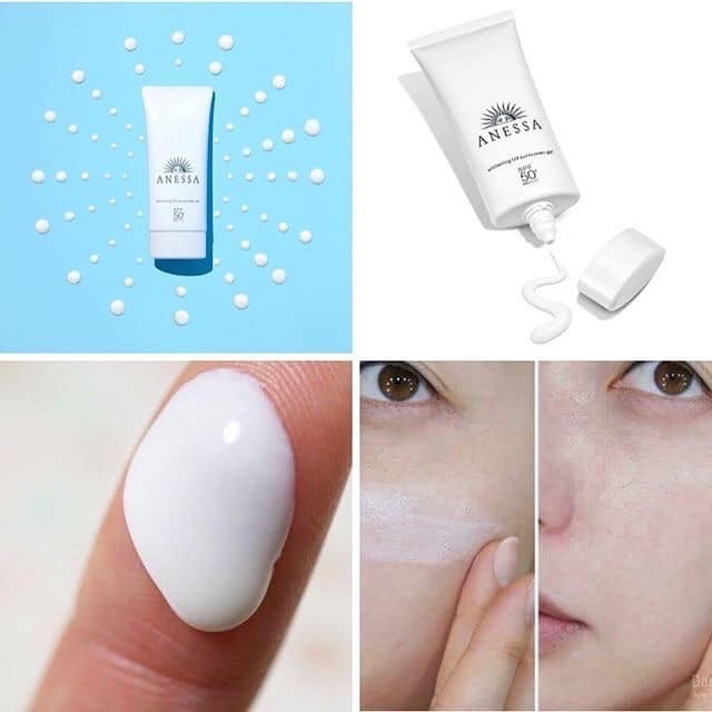 (Mẫu Mới) Gel Chống Nắng Dưỡng Trắng Anessa Whitening UV Sunscreen 90g Nội Địa Nhật