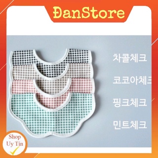 Yếm cổ tròn cao cấp cho bé, yếm Hàn Quốc Blossom cho bé 0-36m giá rẻ tại HCM