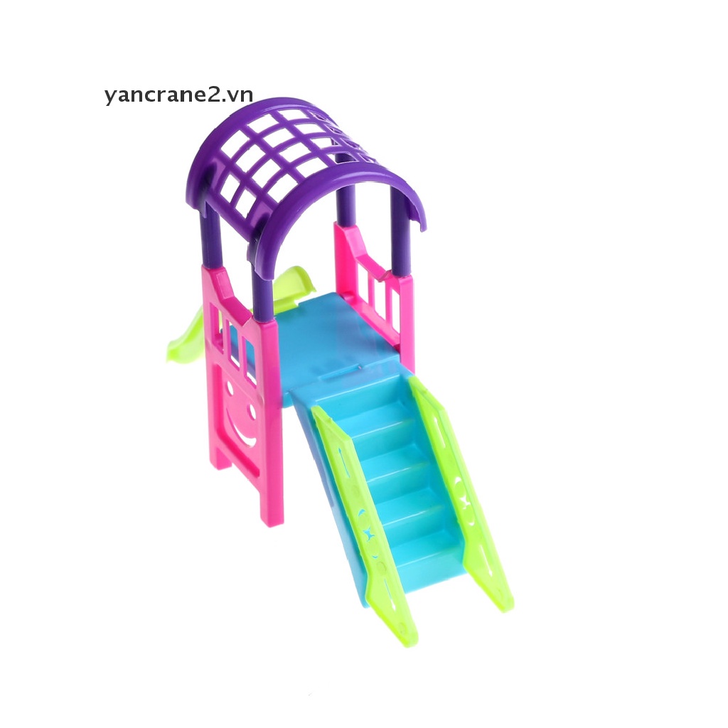 Phụ kiện đồ chơi cầu trượt công viên giải trí cho búp bê 10cm