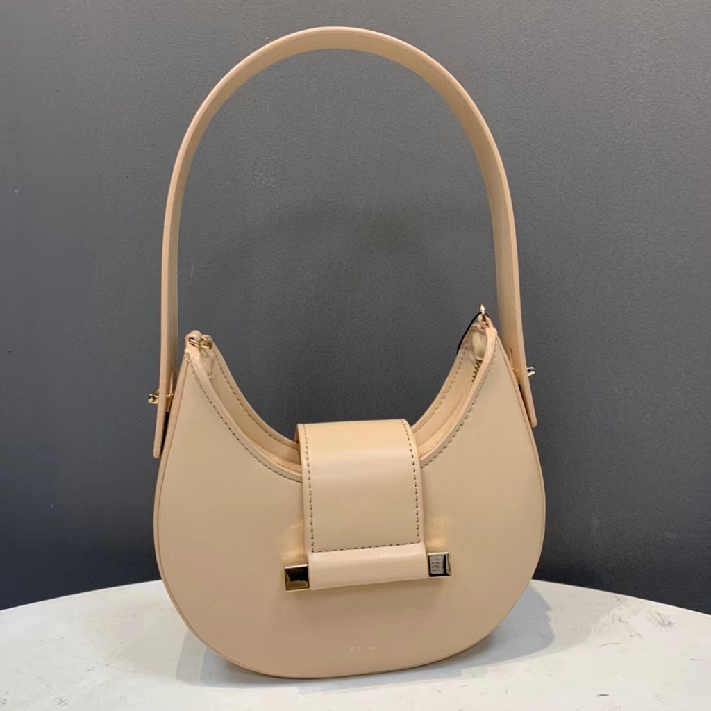 Túi Đeo Vai Hình Bán Nguyệt Có Khóa Kéo Phong Cách Mới PW276390053-1 Dây Đeo Vai Có Khóa Nam Châm Hình Bán Nguyệt Thanh Lịch Có Thể Điều Chỉnh