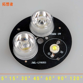 Chóa liền thân ống kính led luxeon 1w 3w