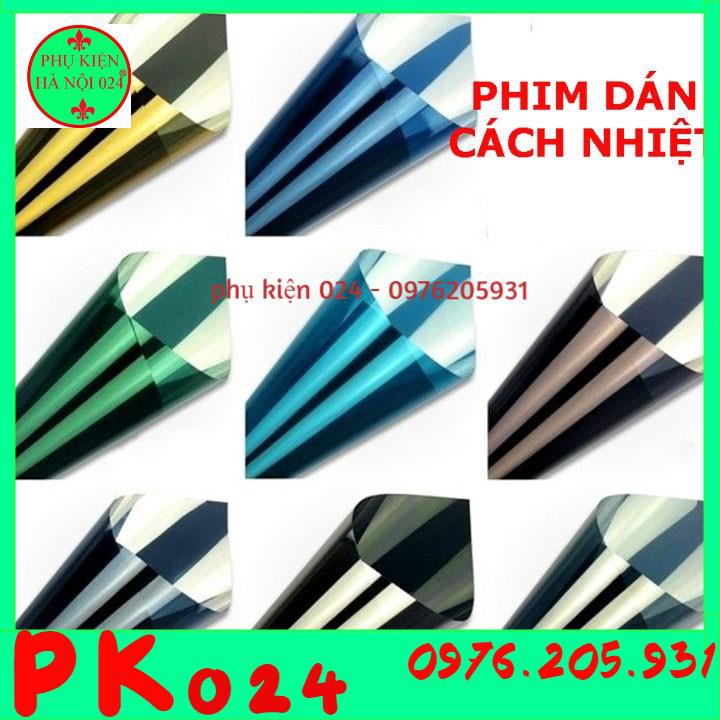 [DÁN KÍNH] Phim Dán Kính Ô Tô Nano Cách Nhiệt Chống Cháy Nổ  Phản Quang 100x75cm