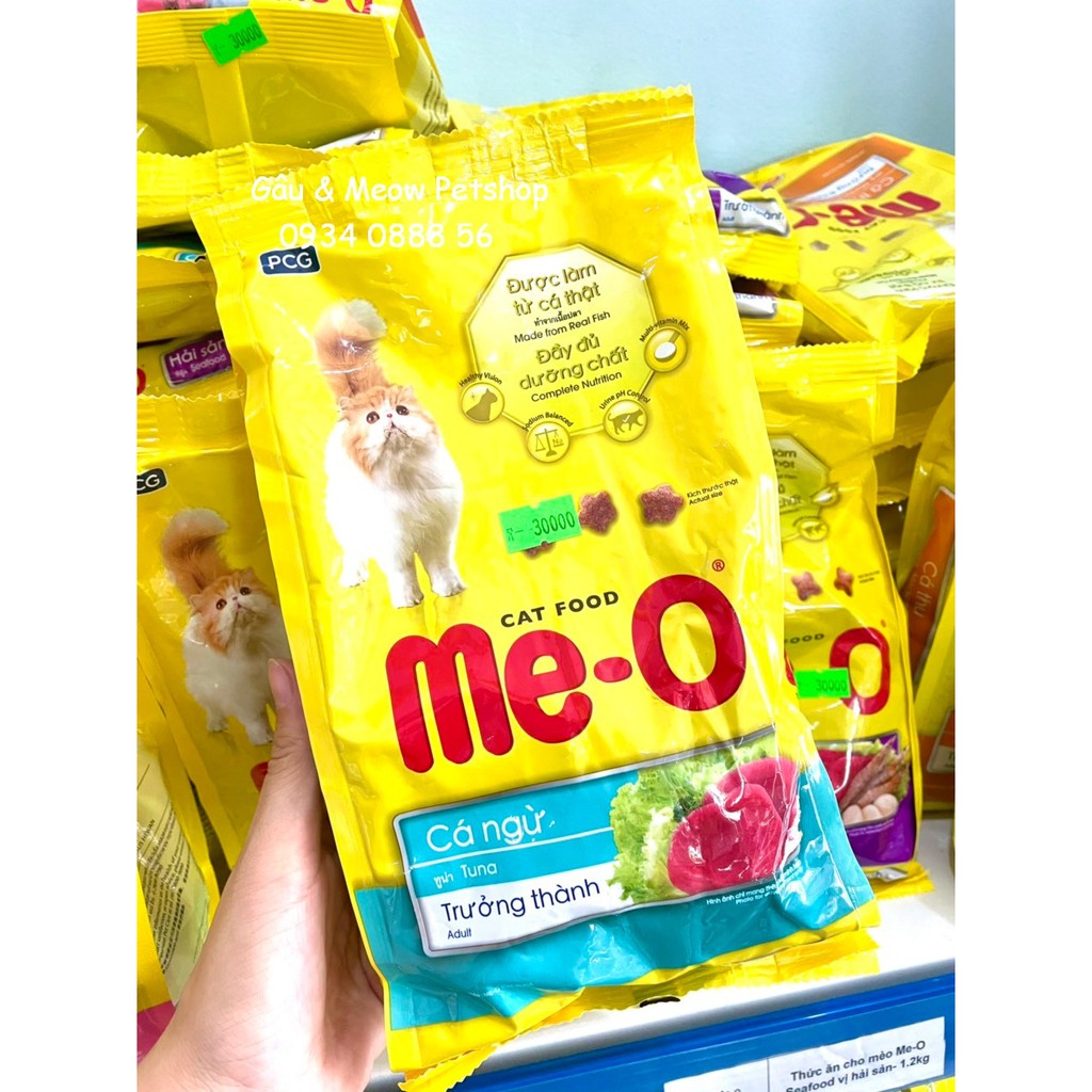 Thức ăn Hạt Me-O cho mèo trưởng thành - Vị cá Ngừ Tuna