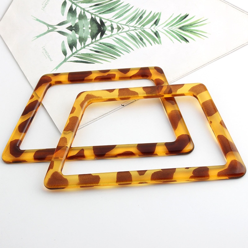 ✿ Tay Cầm Hình Thang Bằng Nhựa Resin Thay Thế Cho Túi Xách