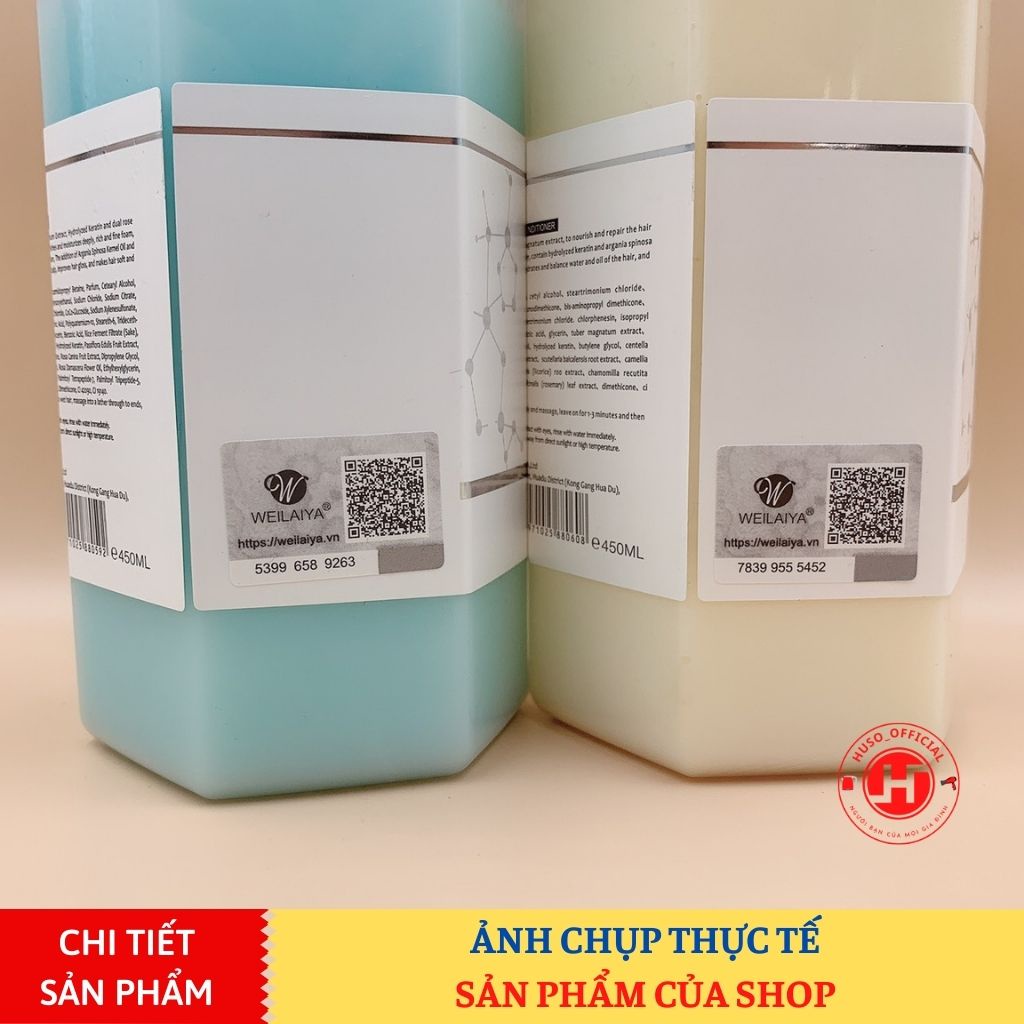 Dầu gội xả phục hồi tóc hư tổn ngăn rụng tóc đa tầng nấm, giúp chăm sóc khô xơ gẫy rụng - HUSO