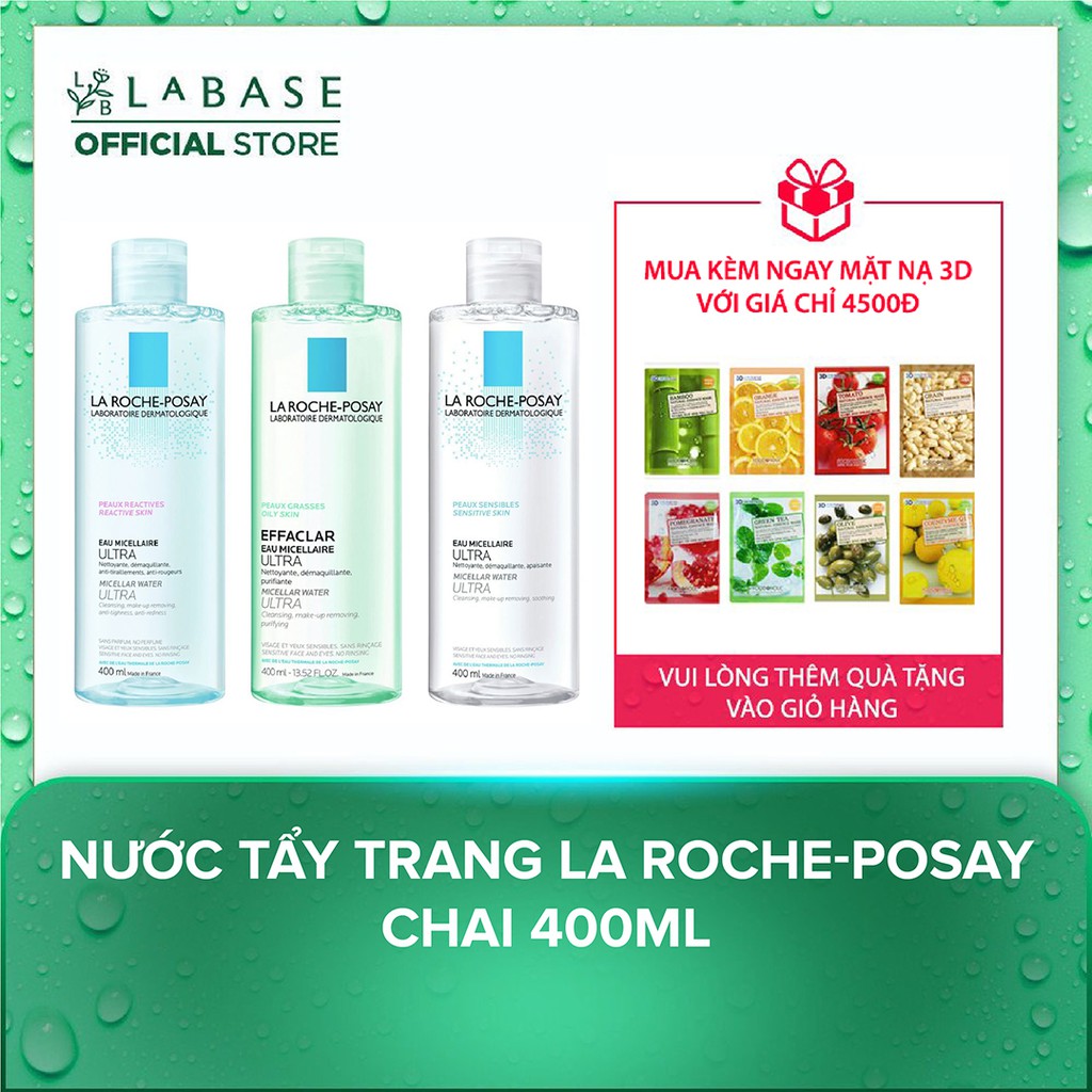 Nước Tẩy Trang La Roche-Posay Chai 400ml