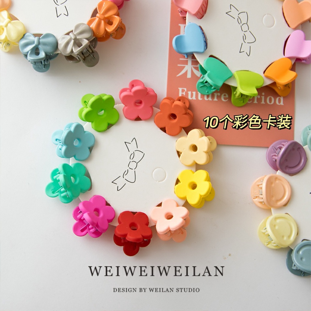 [Bộ 10] Kẹp Tóc Mini Dễ Thương Nhiều Màu Sắc Phụ Kiện Thời Trang Cho Bé AB026