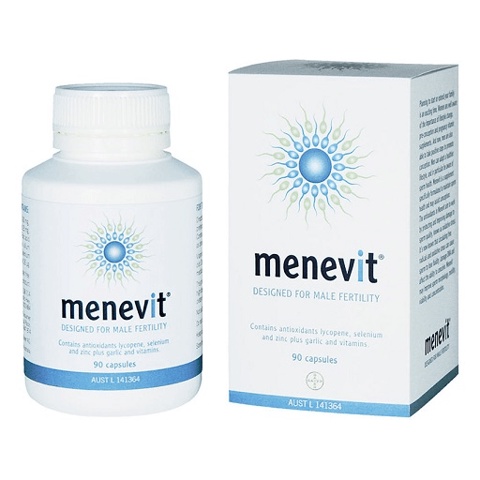 [Hàng chuẩn Úc] Viên uống Menevit hỗ trợ tăng cường sinh sản nam, cải thiện chất lượng tinh trùng 90 viên của Úc