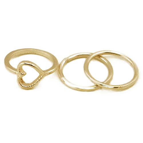 Bộ 4 Nhẫn Đốt Ngón Tay Đính Đá Nhiều Kiểu Dáng Phong Cách Boho