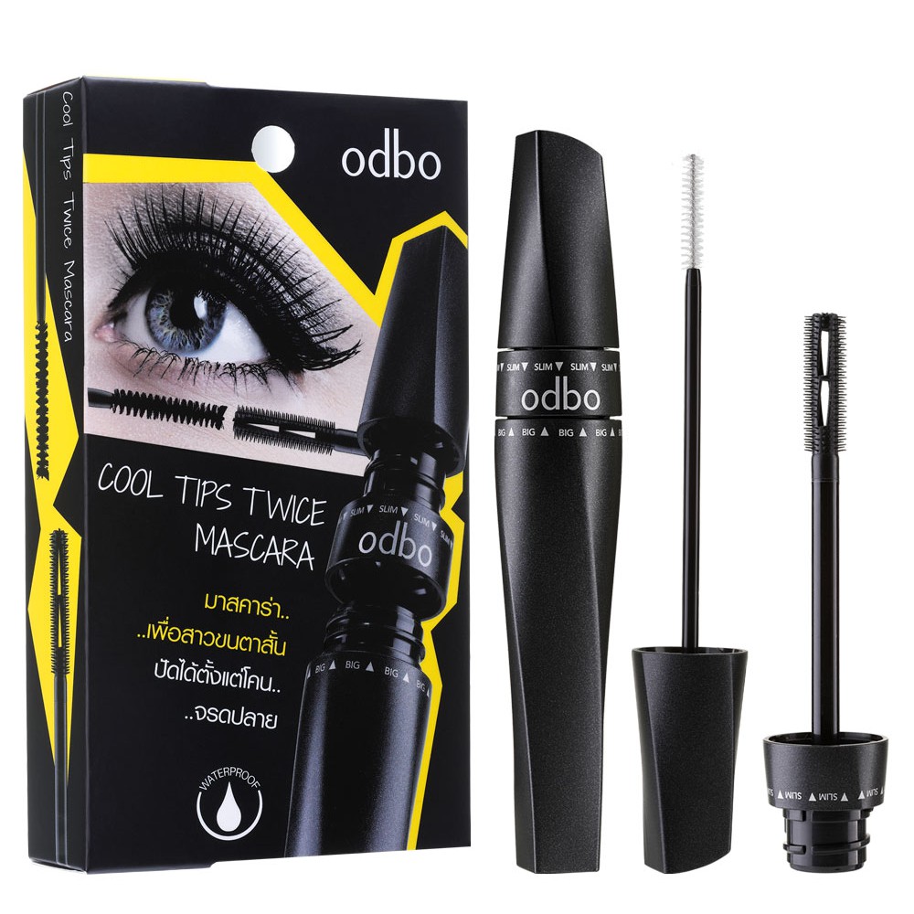 [Auth Thái] Mascara Dày và Dài Mi Odbo Cool Tips Twice OD918 - Mascara 2 Đầu Odbo | BigBuy360 - bigbuy360.vn