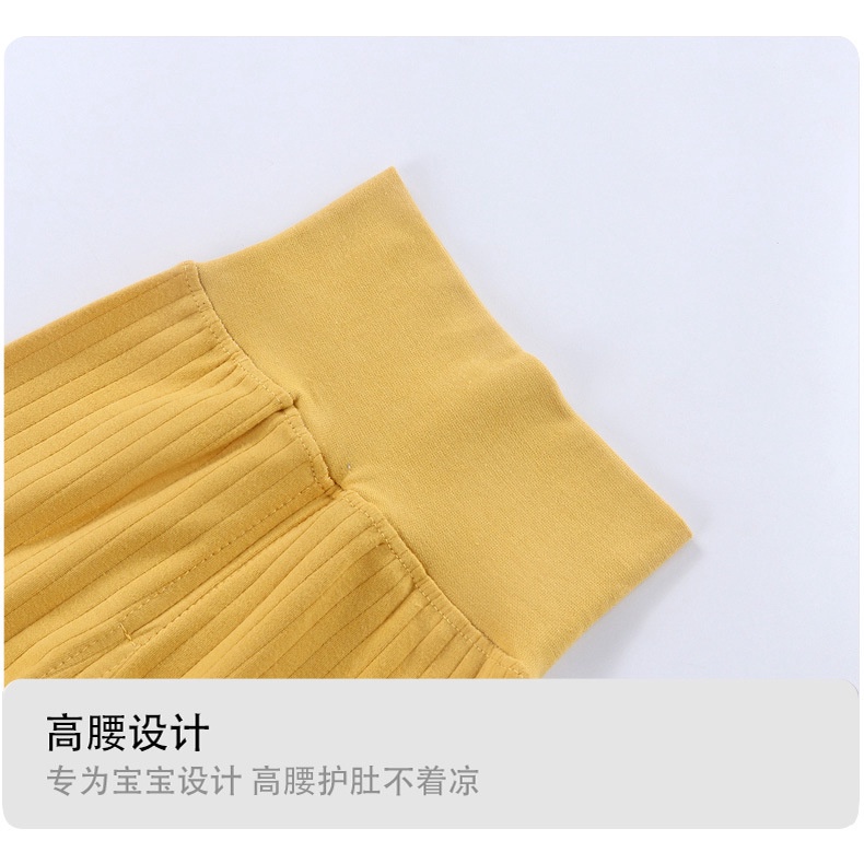 Bộ đồ ngủ tay dài vải cotton lụa phong cách Hàn Quốc thời trang thu đông cho bé 65-125cm