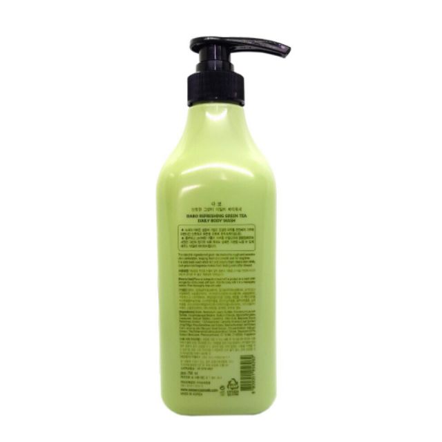 Sữa tắm trà xanh Dabo Refreshing Green Tea Daily Body Wash 750ml | BigBuy360 - bigbuy360.vn
