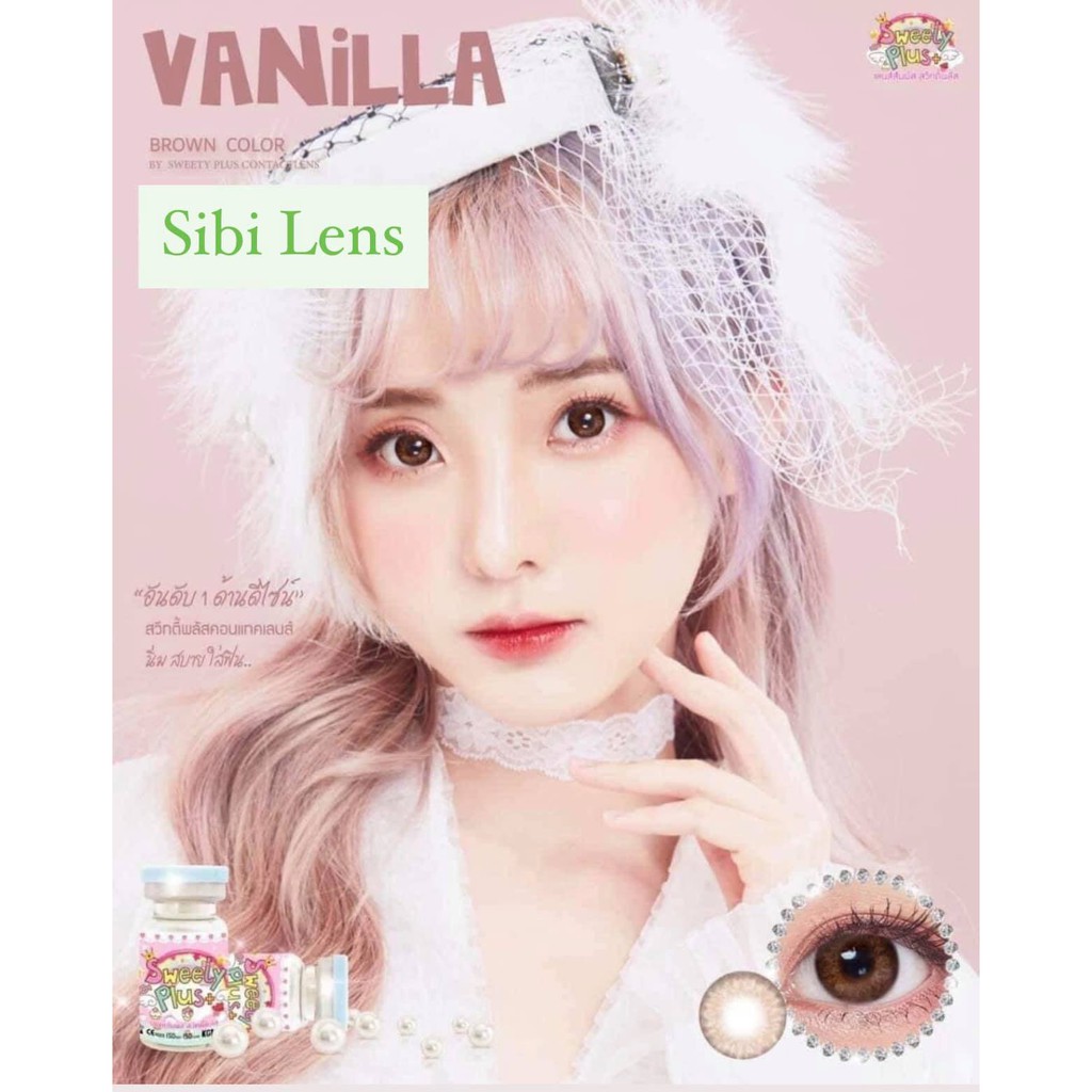 Lens VANILLA GRAY &amp; BROWN LENS - Cam Kết Hàng Chính Hãng