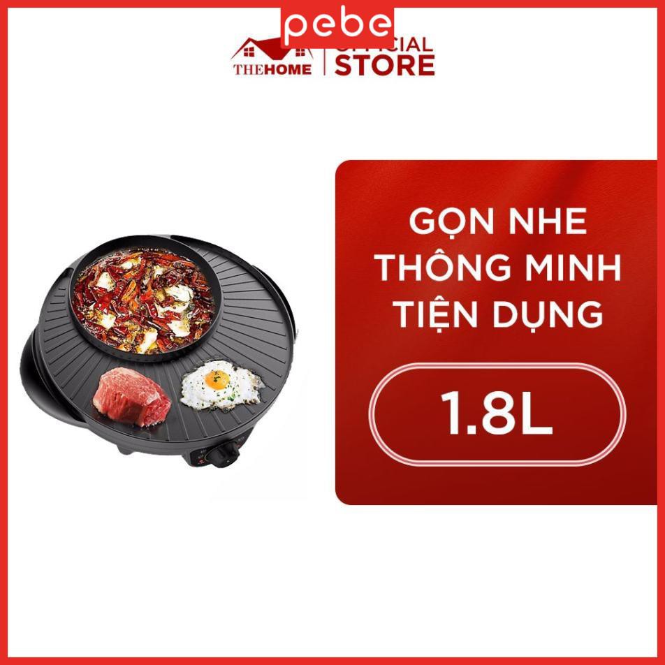 Bếp lẩu nướng điện đa năng  2in1  36cm loại 2 sợi mai so