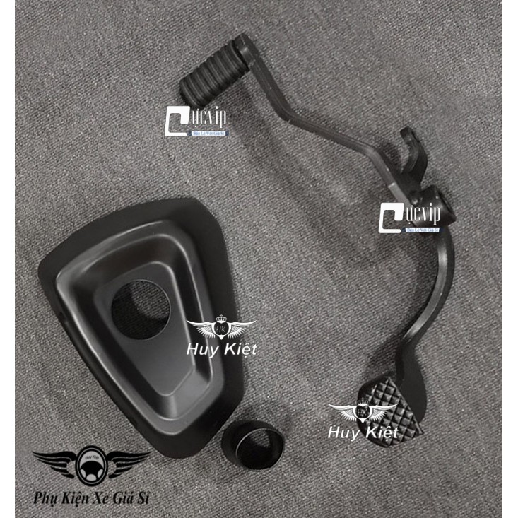 (3260) - Combo Cho Xe  Winner X - Gồm Ốp Chụp Đích Pô Kèm Ống Tiêu + Cần Số 2 Chiều Winner X