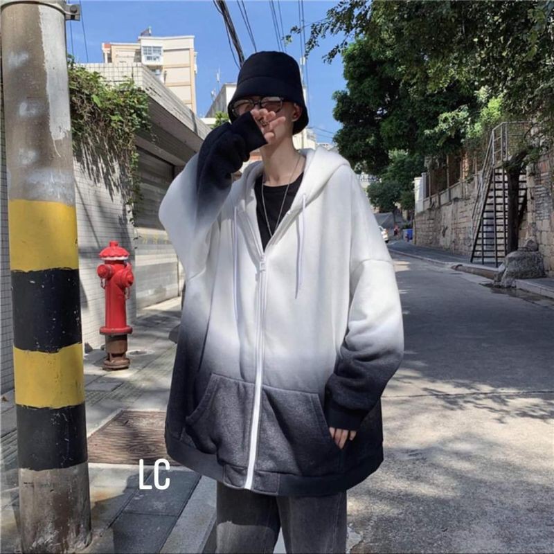 Áo khoác nỉ loang