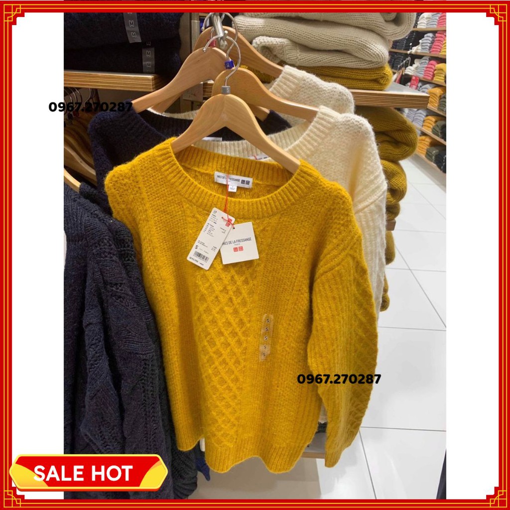 Áo len cổ lọ dài tay Ines de la Fresange #Uni - Chính hãng