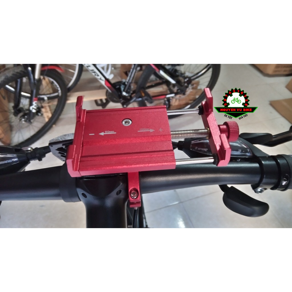 Giá đỡ nhôm kẹp điện thoại cho xe đạp BPB - Rẻ nhất HN