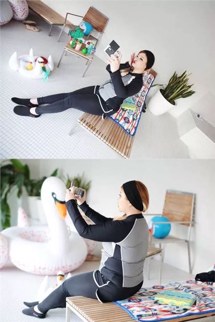 [BIG SIZE] Set đồ bơi tay dài nam nữ khoá kéo | BigBuy360 - bigbuy360.vn