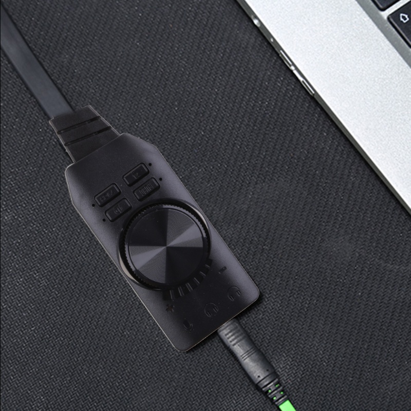 Thẻ Âm Thanh Ảo USB 7.1 Kênh 7.1 Với Tai Nghe 3.5mm Cho Máy Tính Để Bàn