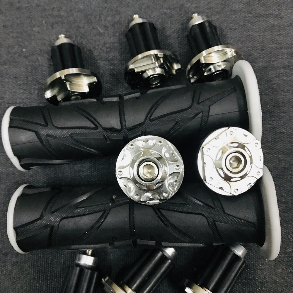 [XẢ KHO] COMBO Gù xe máy inox SALAYA cùng bao tay SPIDER màu đen siêu êm mềm mại phượt xuyên việt