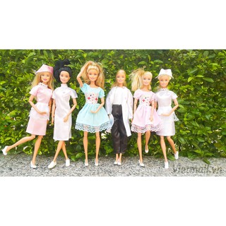 Quần áo y tá, bác sĩ cho búp bê barbie, xinyi, licca