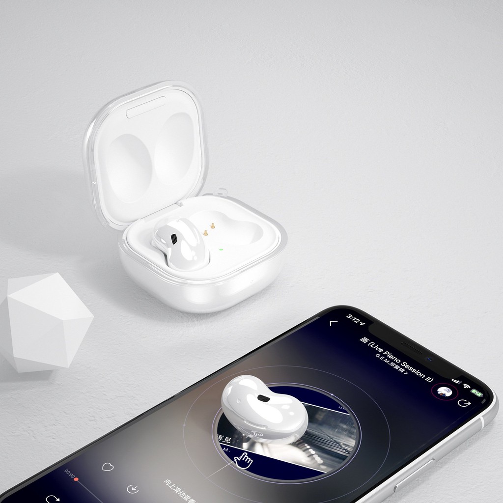 Ốp dẻo trong suốt cho tai nghe Galaxy Buds Pro, Buds Live (Clear Soft Case)