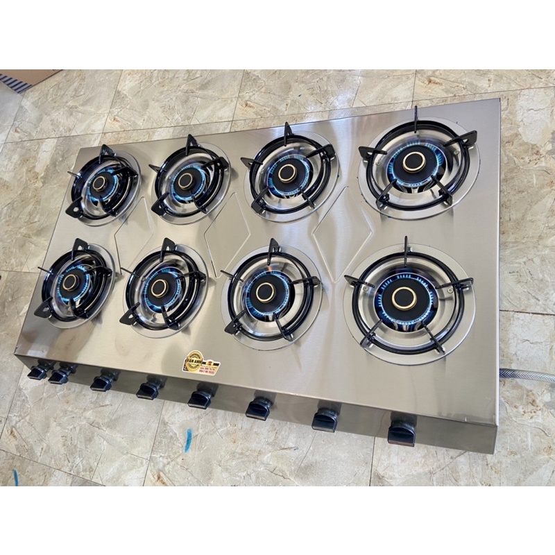 Bếp gas 8 họng 8 lò
