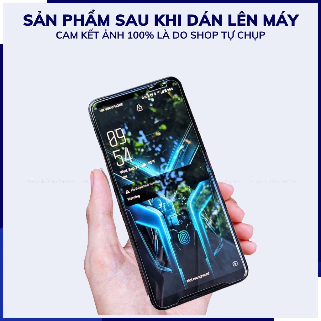 Kính cường lực rog phone 7 rog 6 5 2 trong suốt KHÔNG FULL MÀN chống bám vân tay chính hãng Gor phụ kiện huỳnh tân store