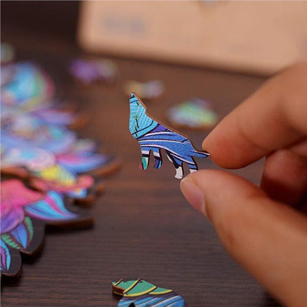 Đồ chơi trẻ em Xếp Hình Động Vật Bằng Gỗ Dành Cho Bé