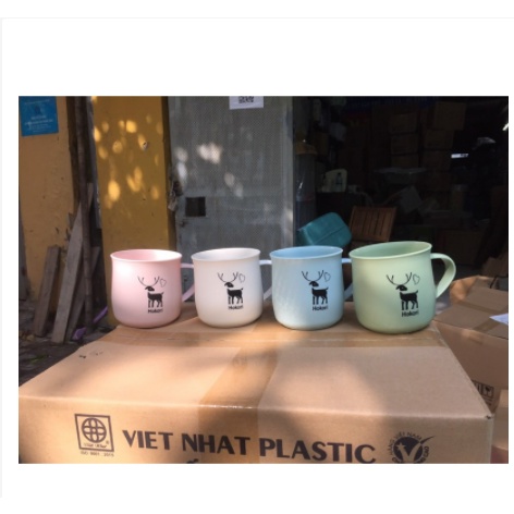 Cốc nhựa lúa mạch cao cấp chịu nhiệt, có quai hokori 6369