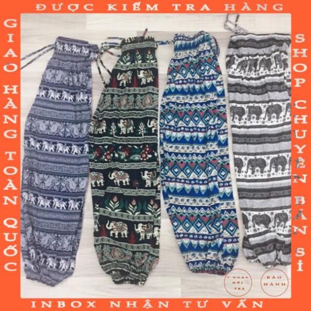 Quần lanh thổ cẩm dài alibaba loại đẹp (hình thật 100%, 20 mẫu) chungmo