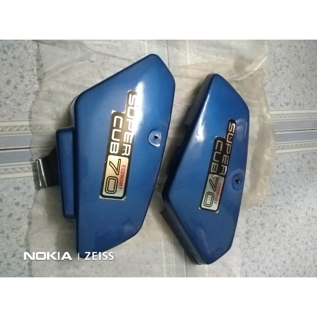 Cặp cốp xe máy super cup 70 màu xanh