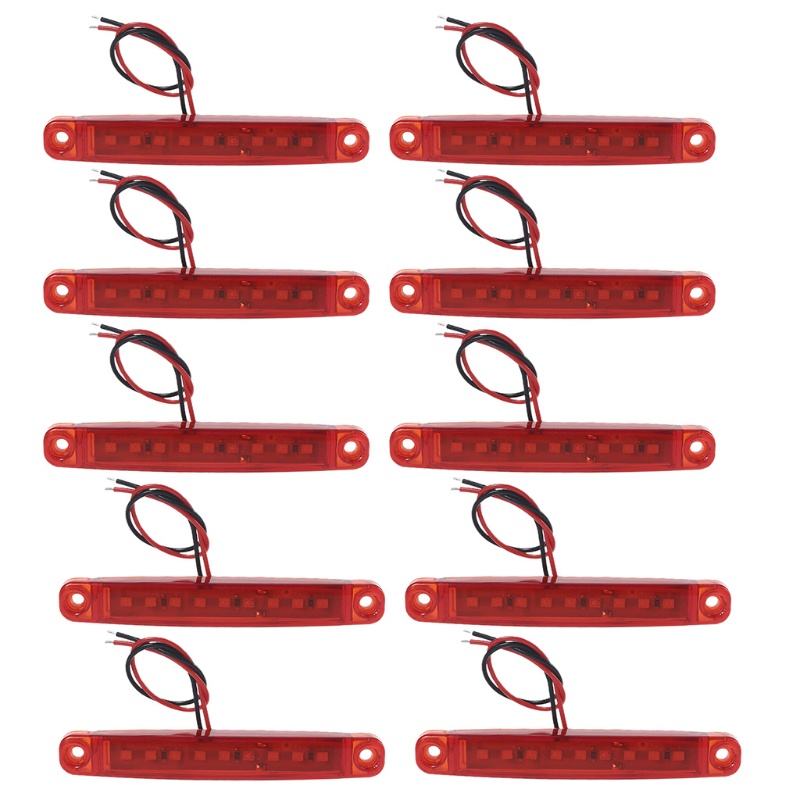 Bộ 10 Đèn LED 9 Bóng 12V Chất Lượng Cao Cho Xe Hơi Xe Tải RV