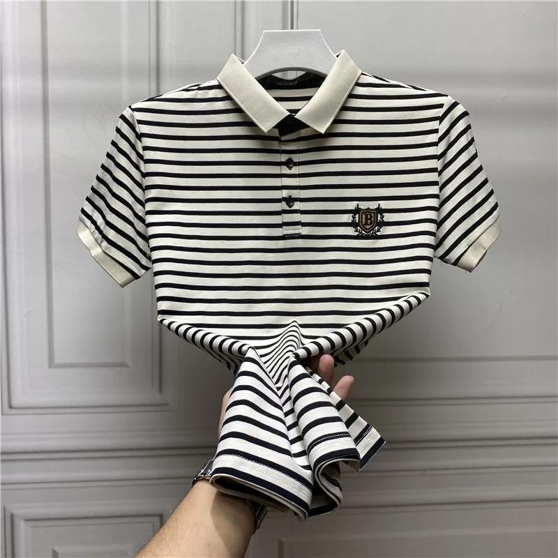 Áo Thun Polo Tay Ngắn Dáng Ôm Phong Cách Thời Trang Hàn Quốc Cho Nam Giới