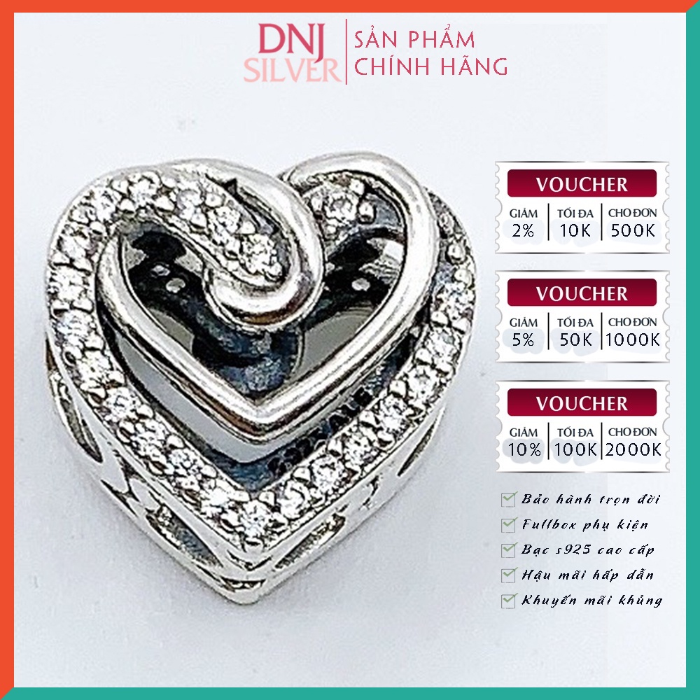 Vòng tay bạc 925 cao cấp - Vòng tay charm bạc Lovely Girl need Love, Cô gái đang yêu cần bến bờ nương tựa - DNB033