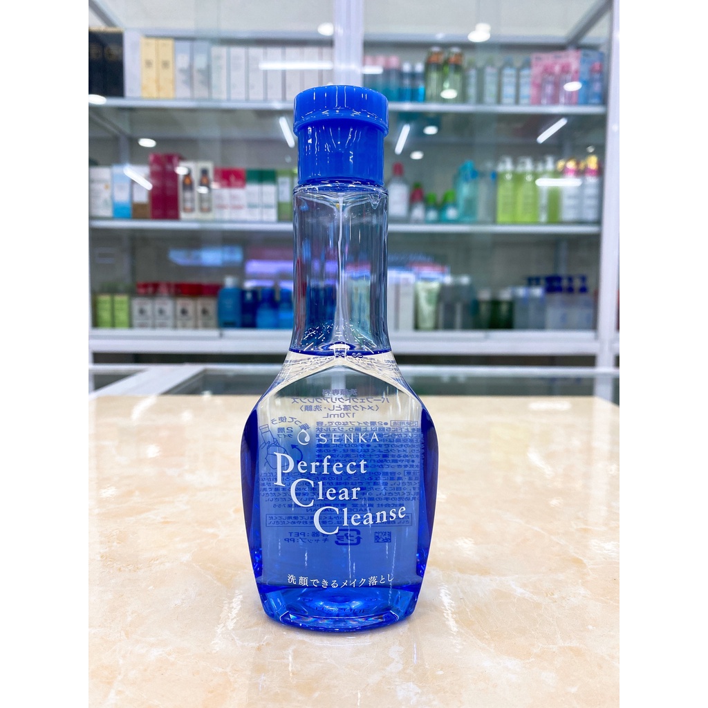 Gel Rửa Mặt Tẩy Trang Senka Sạch Sâu 2in1 Perfect Clear Cleanser Chính Hãng Công Ty 170ml