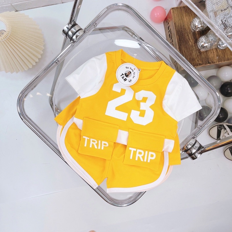 Bộ đùi số 23 có túi thật độc lạ cho bé trai - BDS23