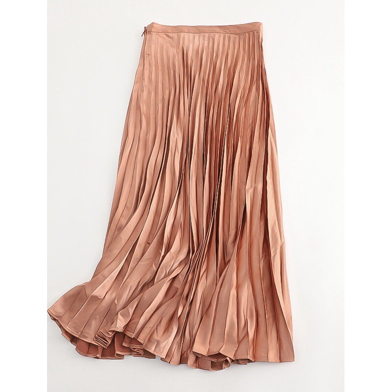 Chân váy xếp ly cam | BigBuy360 - bigbuy360.vn