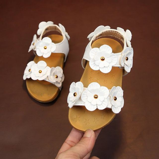 SANDAL HOA MAI TRẮNG - HỒNG