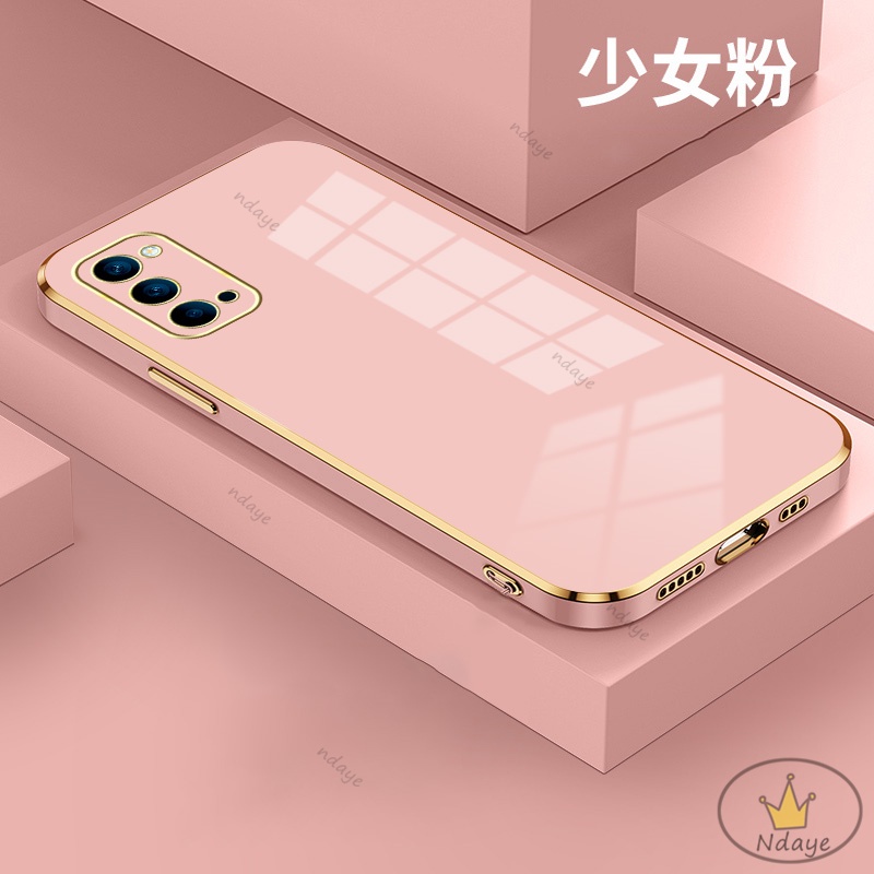 Ốp lưng OPPO Reno4 Reno5 Reno6 A93 A94 Reno6Z Reno7 Điện Thoại Tpu Màu Trơn Bảo Vệ Camera Cho Ốp OPPO Reno4 NDYZB