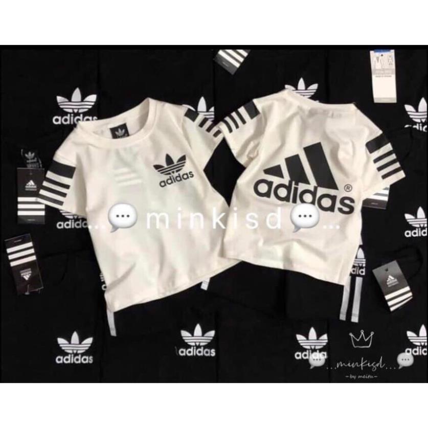 Set đồ bộ cotton cho bé trai thêu logo Adidas - Hàng made in Việt Nam New 🥇