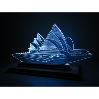 Mô Hình Đèn Led 3D Nhà Hát Opera Sydney