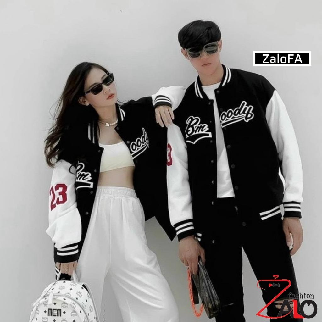 Áo khoác bomber dù BMOODY Unisex ulzzang nam nữ 2 lớp Jacket Bomber Zalofa