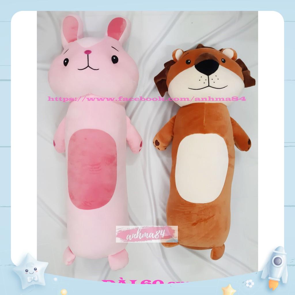 Gối Ôm Hình Thú Siêu Cute - Dài 60 cm - HÀNG CHÍNH HÃNG VIỆT NAM