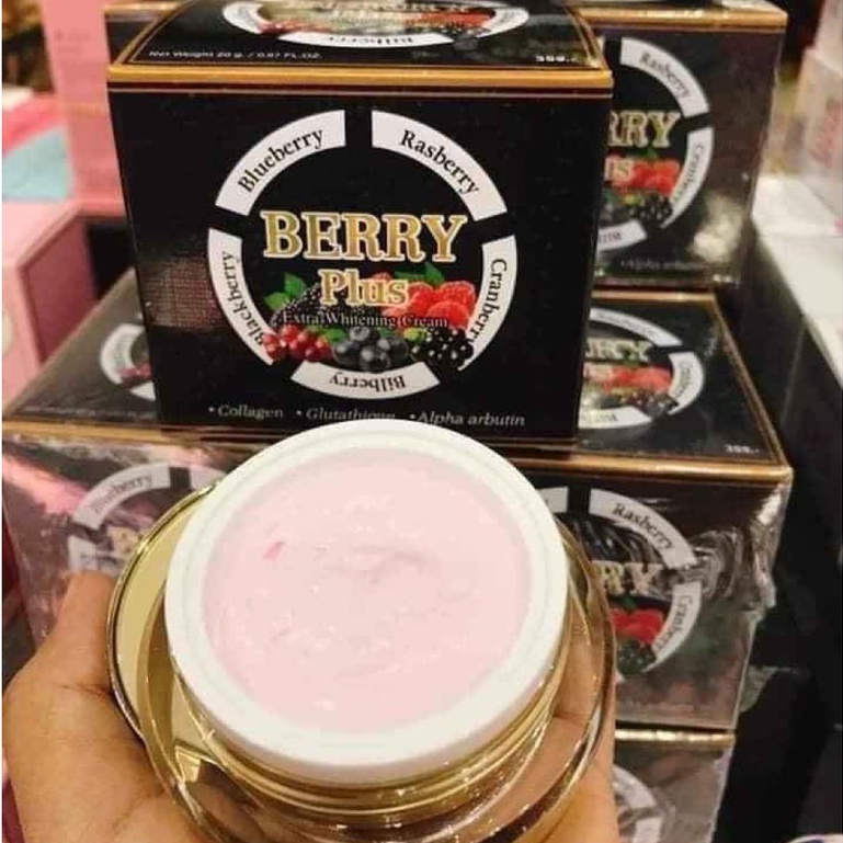 Kem dưỡng trắng da Berry Plus Extra Whitening Cream Thái Lan giúp trắng da mịn màng mềm mại giảm mụn tàn nhang vết thâm | BigBuy360 - bigbuy360.vn