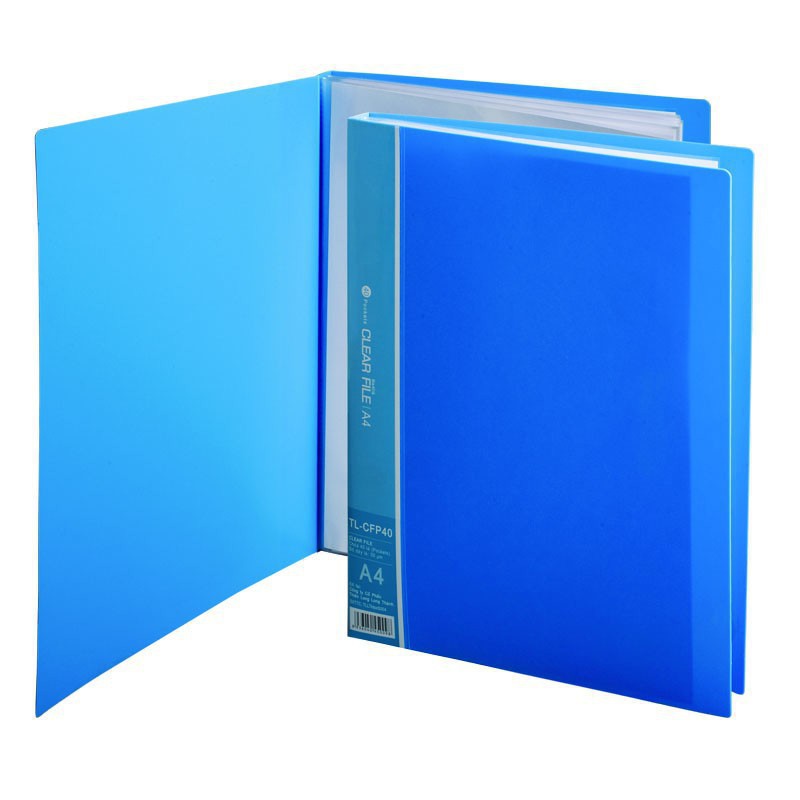 Bìa đựng hồ sơ, bìa đựng tài liệu, bìa nhựa 40 lá A4, TL (FO-DB02) (1 cái)