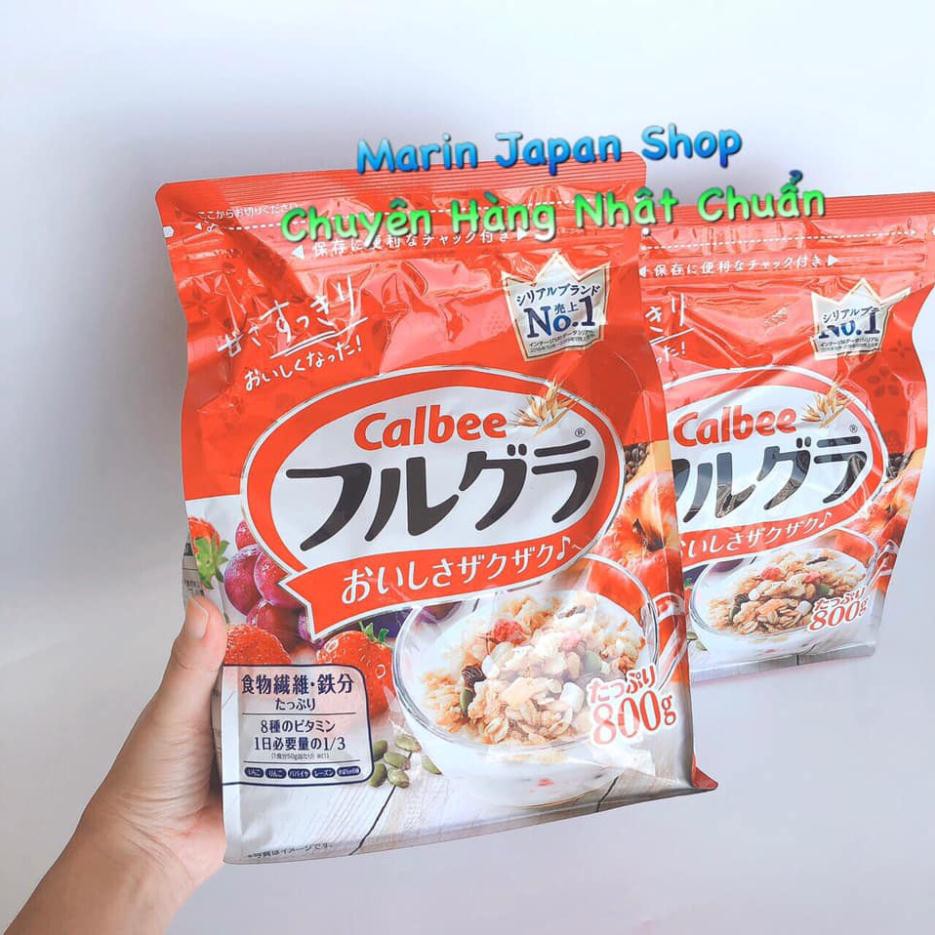 Ngũ cốc Calbee, Ngũ cốc hoa quả Calbee 800gr Nhật Bản