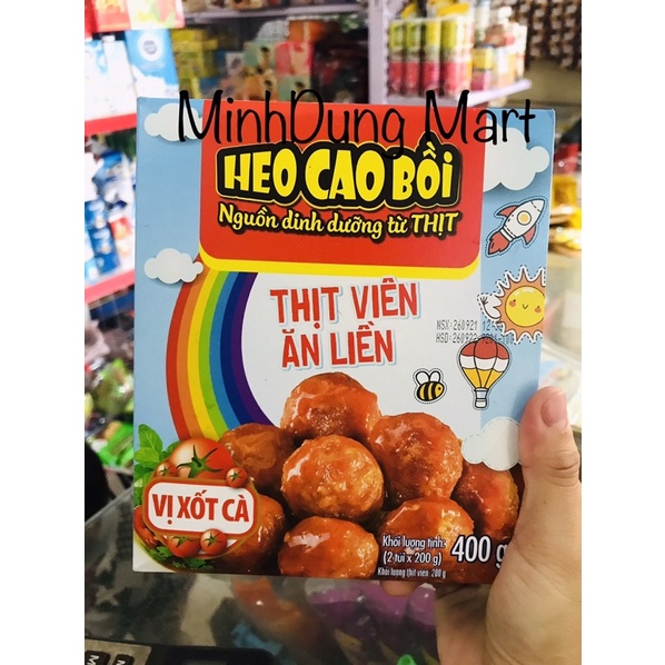 Thịt viên ăn liền Heo cao bồi